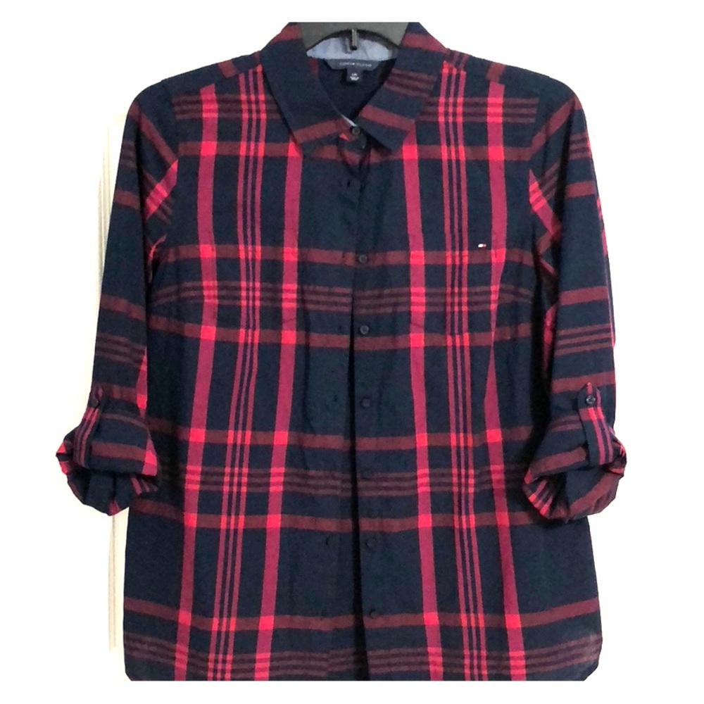 Tommy Hilfiger plaid Top